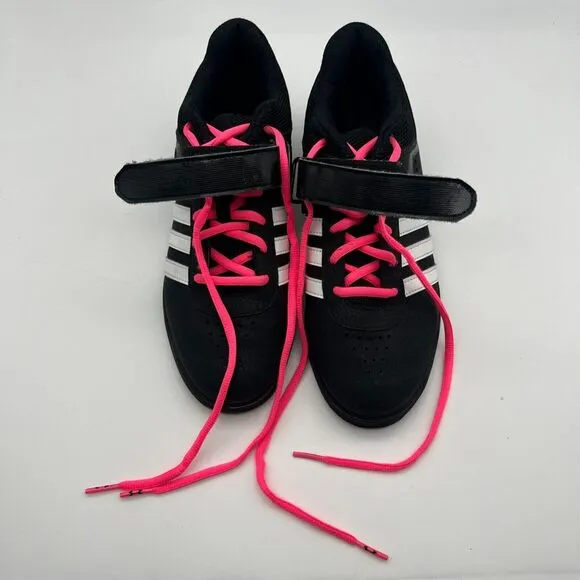 Adidas Shoes Mens Sz 7.5 Powerlift 2.0 Weightlifting Gym‎ Training Black Lace Up