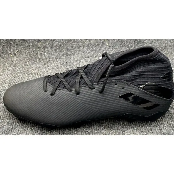 Adidas Shoes Nemeziz 19.3 FG Mens 9.5 Triple Black Soccer Football Cleats F34390