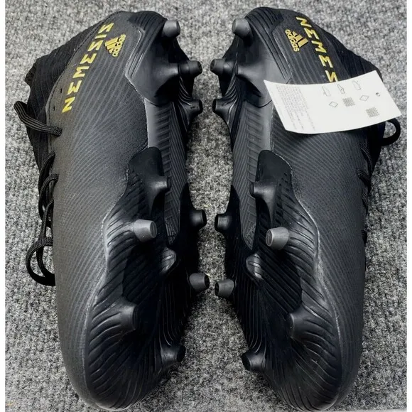 Adidas Shoes Nemeziz 19.3 FG Mens 9.5 Triple Black Soccer Football Cleats F34390