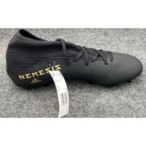 Adidas Shoes Nemeziz 19.3 FG Mens 9.5 Triple Black Soccer Football Cleats F34390