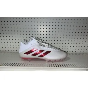 Adidas SM Freak Mid Mens Football Cleats Size 13 White Red FX1308