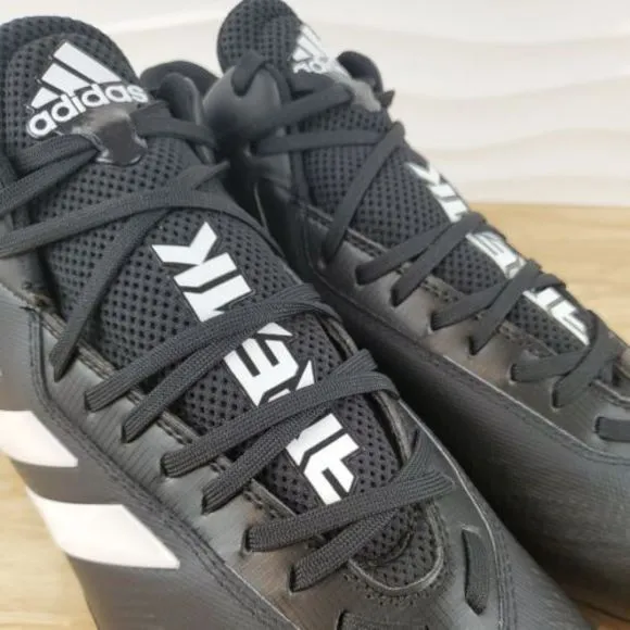 adidas SM Freak Mid Mens Size 11.5 Black Football Cleats Shoes FX1312‎