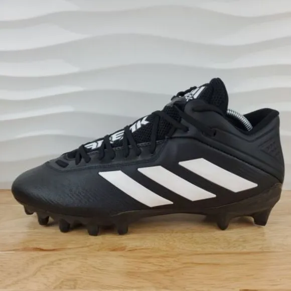 adidas SM Freak Mid Mens Size 11.5 Black Football Cleats Shoes FX1312‎