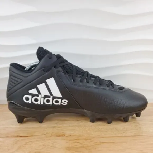 adidas SM Freak Mid Mens Size 11.5 Black Football Cleats Shoes FX1312‎