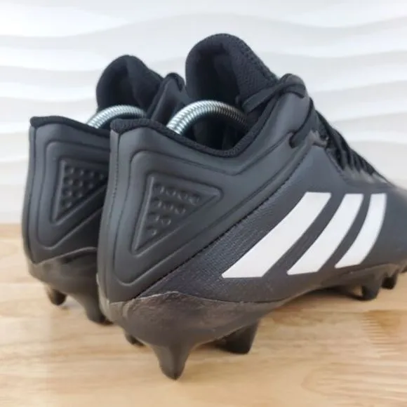 adidas SM Freak Mid Mens Size 11.5 Black Football Cleats Shoes FX1312‎