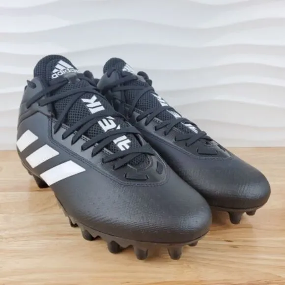 adidas SM Freak Mid Mens Size 11.5 Black Football Cleats Shoes FX1312‎