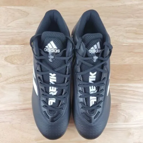 adidas SM Freak Mid Mens Size 11.5 Black Football Cleats Shoes FX1312‎