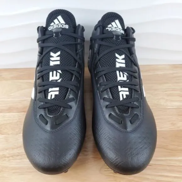 adidas SM Freak Mid Mens Size 11.5 Black Football Cleats Shoes FX1312‎