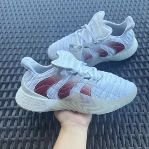 Adidas Sobakov 2.0 White Scarlet Men's Athletic Shoes EE5631 Size 6