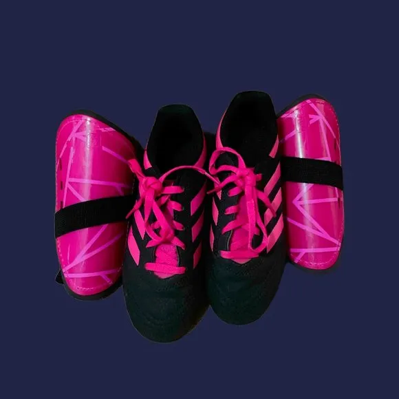 Adidas Soccer Cleats and Soccer Shin Guards