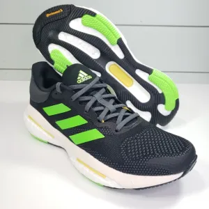 Adidas Solar Glide 5 Black Green GX6703 Training Running Shoes Sneakers Men 8.5