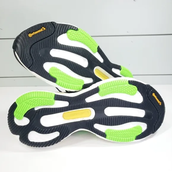 Adidas Solar Glide 5 Black Green GX6703 Training Running Shoes Sneakers Men 8.5