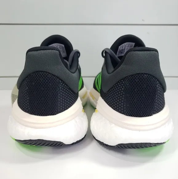 Adidas Solar Glide 5 Black Green GX6703 Training Running Shoes Sneakers Men 8.5