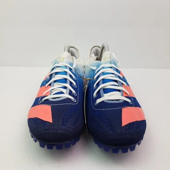 Adidas Sprintstar Mens Size 12 White Blue Track And Field Cleats Shoes GY0940
