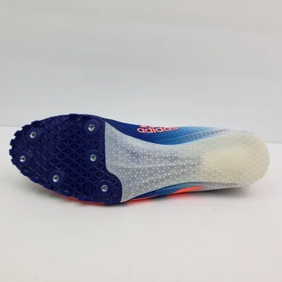 Adidas Sprintstar Mens Size 12 White Blue Track And Field Cleats Shoes GY0940