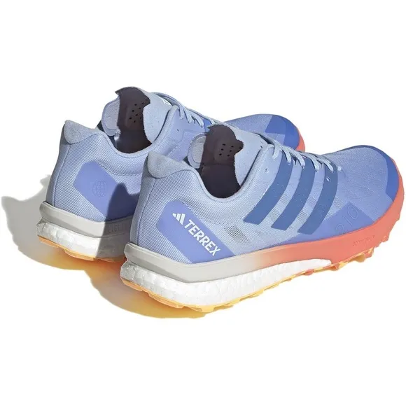 Adidas TERREX Speed Ultra Running Sneakers/ Shoes, Women’s Blue and Coral Fusion