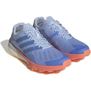 Adidas TERREX Speed Ultra Running Sneakers/ Shoes, Women’s Blue and Coral Fusion