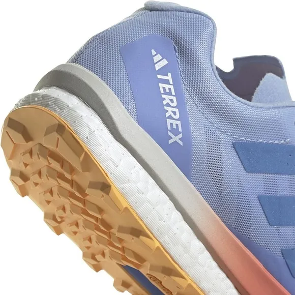 Adidas TERREX Speed Ultra Running Sneakers/ Shoes, Women’s Blue and Coral Fusion