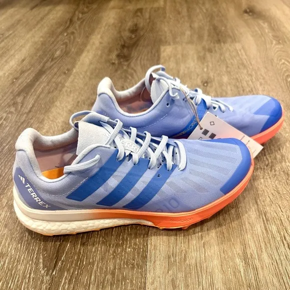 Adidas TERREX Speed Ultra Running Sneakers/ Shoes, Women’s Blue and Coral Fusion
