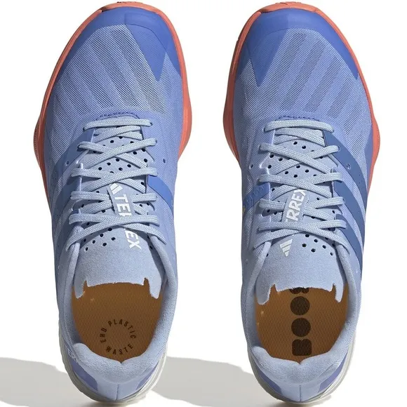 Adidas TERREX Speed Ultra Running Sneakers/ Shoes, Women’s Blue and Coral Fusion