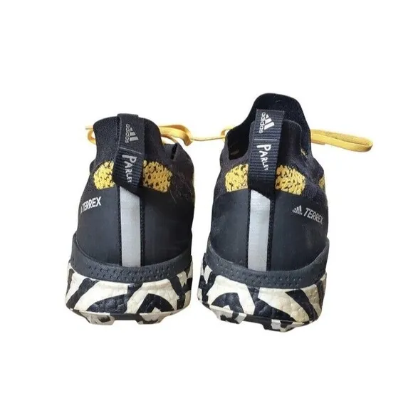 Adidas Terrex Two Ultra Parley Solar Gold Black White Mens 13 Continental 280