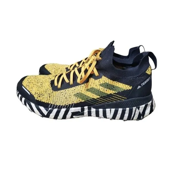 Adidas Terrex Two Ultra Parley Solar Gold Black White Mens 13 Continental 280