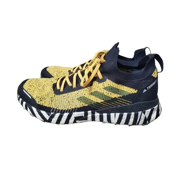 Adidas Terrex Two Ultra Parley Solar Gold Black White Mens 13 Continental 280