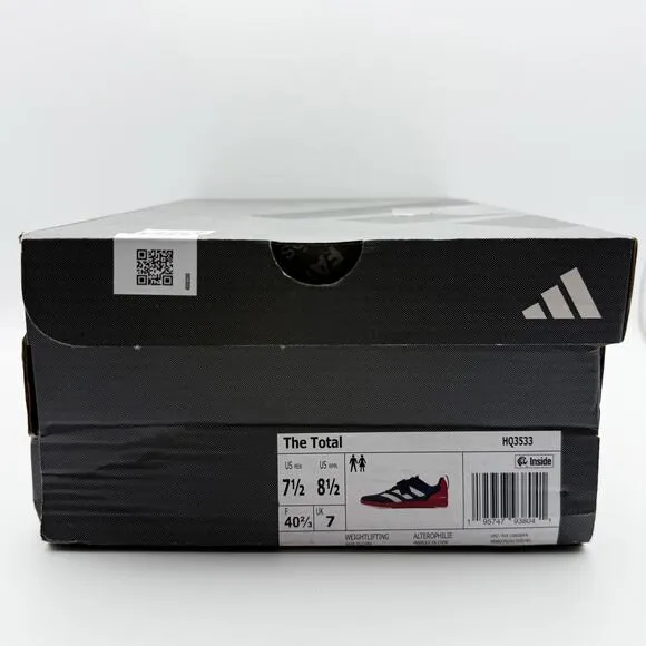 Adidas the Total Weight Lifting Shoes US Mens 7.5 Womens 8.5 Red Blue NIB