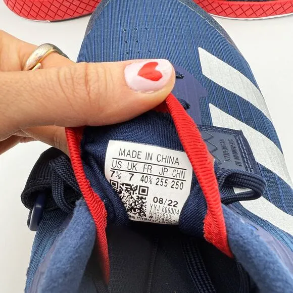Adidas the Total Weight Lifting Shoes US Mens 7.5 Womens 8.5 Red Blue NIB