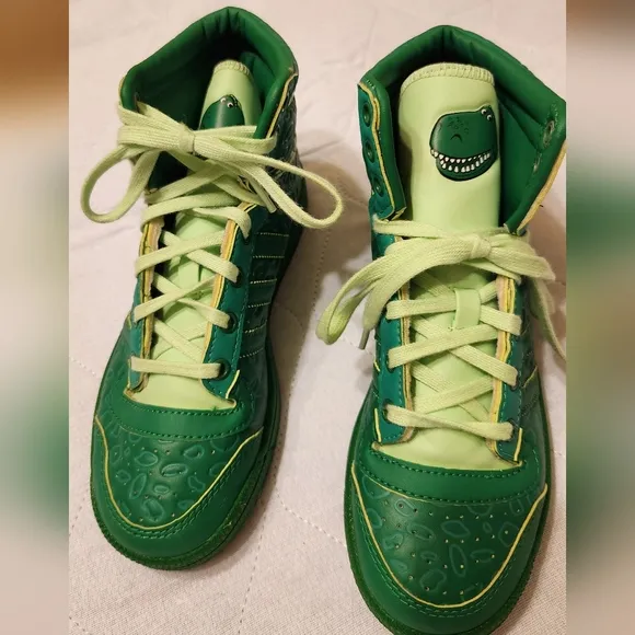 Adidas Top Ten Hi Disney TOY STORY Kids Shoes Rex Dinosaur FZ4531 Size 2