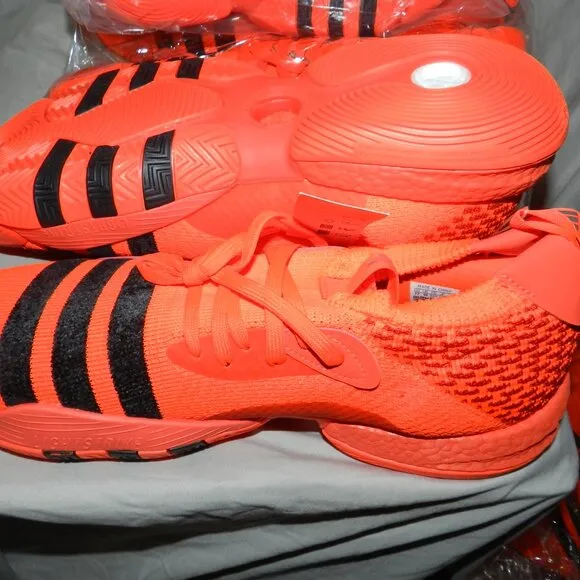 Adidas Trae Young 2 Low 5.5 Neon Orange Athletic Shoes NWT🆕 Fast💨⚡🚚