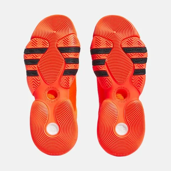 Adidas Trae Young 2 Low Men Size Neon Orange Black Basketball Shoes🆕