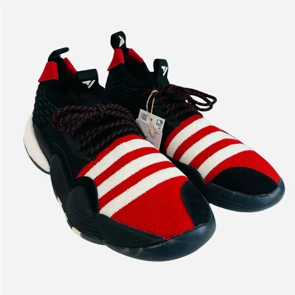 Adidas Trae Young 2 Meilin Basketball Shoes Black/Red/White IF2163 Mens Size 9.5
