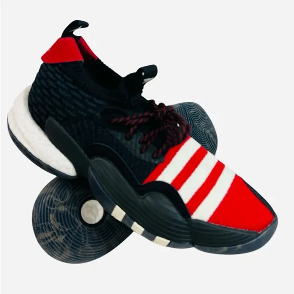 Adidas Trae Young 2 Meilin Basketball Shoes Black/Red/White IF2163 Mens Size 9.5