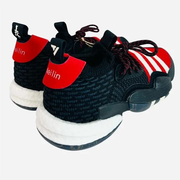 Adidas Trae Young 2 Meilin Basketball Shoes Black/Red/White IF2163 Mens Size 9.5