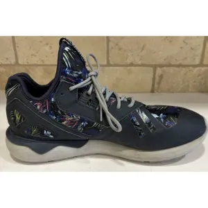 Adidas Tubular Runner Tennis Shoes Q16463 Rare Shoes Blue Floral Mens Size‎ 10