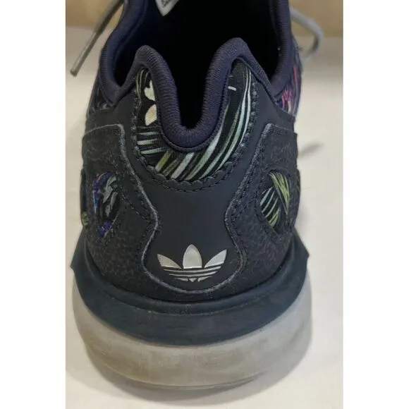 Adidas Tubular Runner Tennis Shoes Q16463 Rare Shoes Blue Floral Mens Size‎ 10