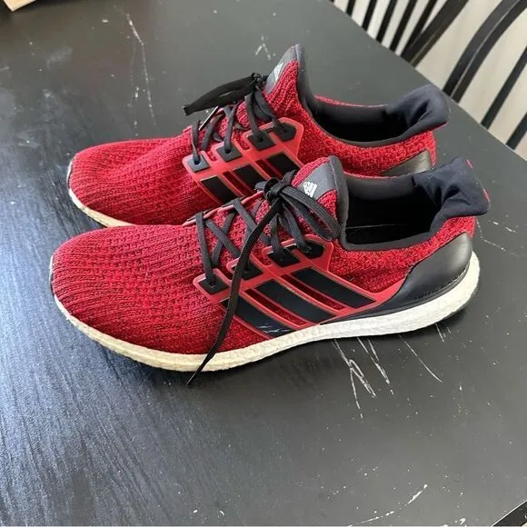 adidas ultra boost 4.0 power red core black 13 low top laced