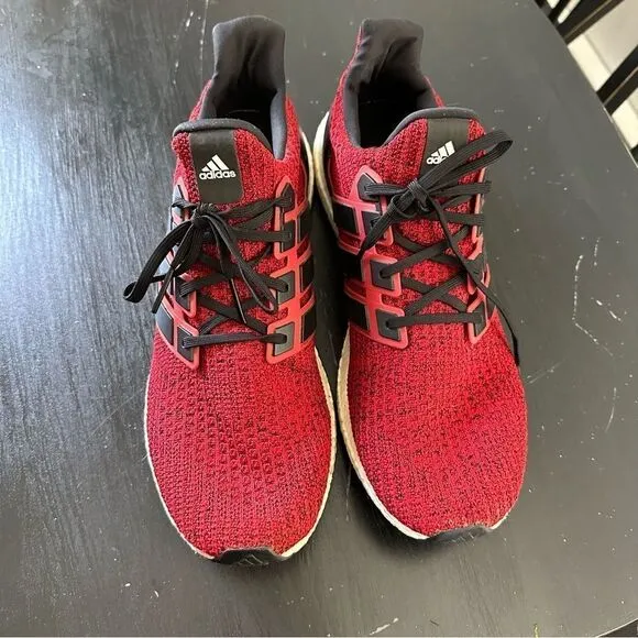 adidas ultra boost 4.0 power red core black 13 low top laced