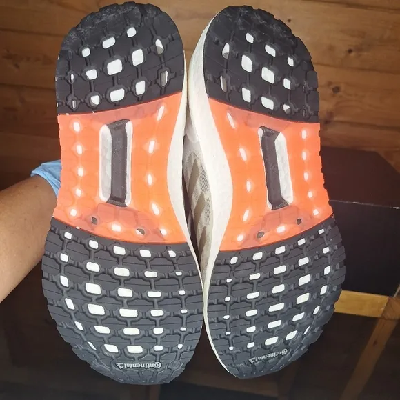 Adidas UltraBoost Summer.Rdy White Solar Red  Athletic Shoes Size 5.5 =7 Women's