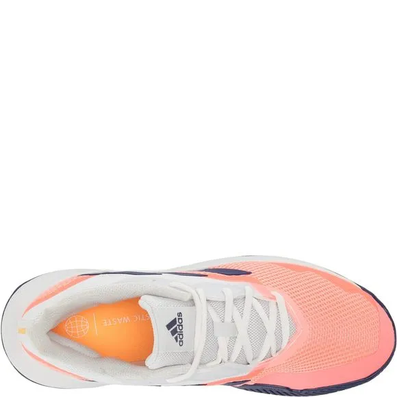 adidas Womens Courtjam Control Tennis Shoes 11.5 Acid Red/Legacy Indigo/Turbo