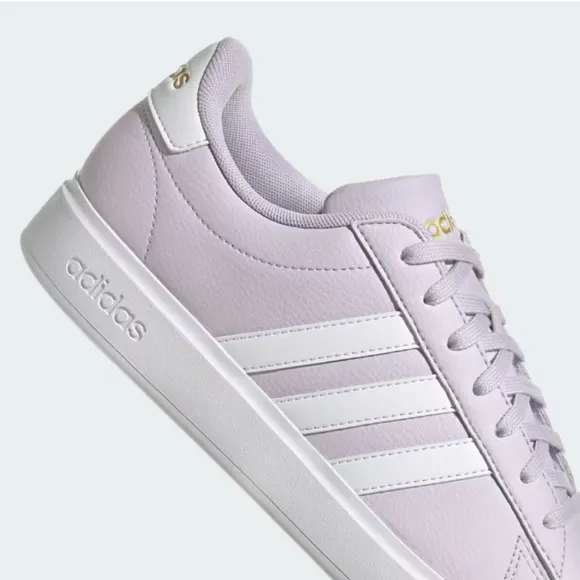 Adidas Women's Grand Court Cloudfoam Lifestyle Comfort Shoes Lavender Sz 8