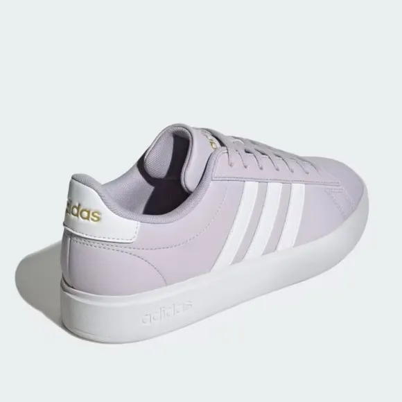 Adidas Women's Grand Court Cloudfoam Lifestyle Comfort Shoes Lavender Sz 8