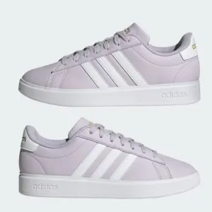 Adidas Women's Grand Court Cloudfoam Lifestyle Comfort Shoes Lavender Sz 8
