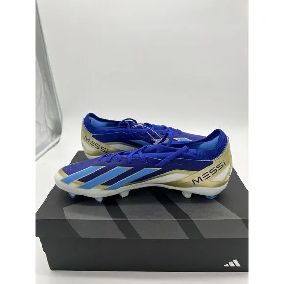 Adidas X Crazyfast League FG Messi Soccer Cleats Shoes Blue ID0712 Men Size 11.5