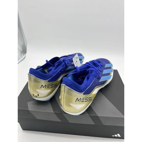 Adidas X Crazyfast League FG Messi Soccer Cleats Shoes Blue ID0712 Men Size 11.5