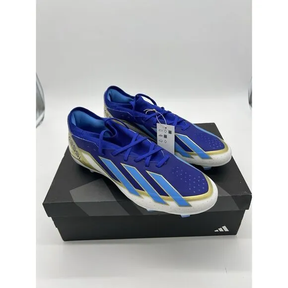 Adidas X Crazyfast League FG Messi Soccer Cleats Shoes Blue ID0712 Men Size 11.5