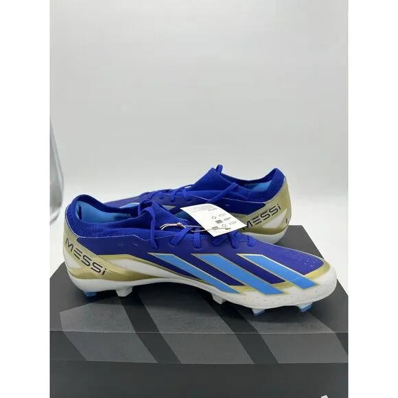 Adidas X Crazyfast League FG Messi Soccer Cleats Shoes Blue ID0712 Men Size 11.5