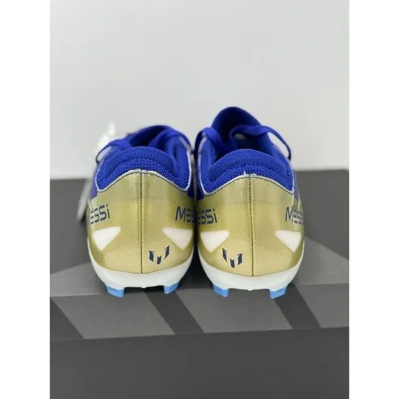 Adidas X Crazyfast League FG Messi Soccer Cleats Shoes Blue ID0712 Mens Size 9.5