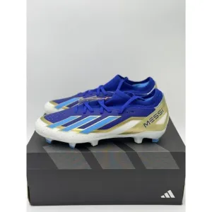 Adidas X Crazyfast League FG Messi Soccer Cleats Shoes Blue ID0712 Mens Size 9.5